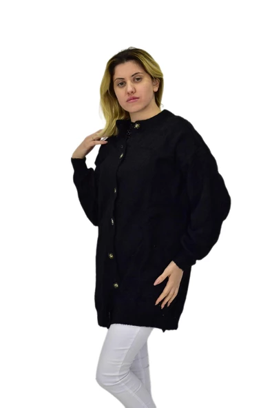 Kadın Triko Düğmeli Hırka 2416 BGL-ST04066 - Resim 11