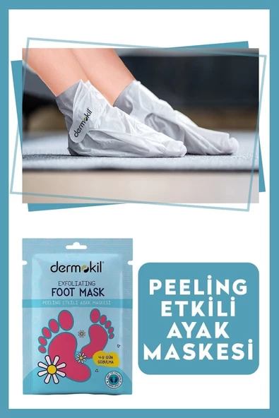 Dermokil Peeling Etkili Soyulabilir Ayak Maskesi 30 ml - Resim 2