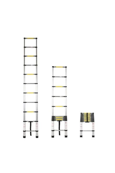 Ebax Teleskopik Merdiven 7 Basamaklı 2 Mt - Resim 2