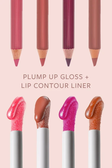 PASTEL PROFASHION PLUMPING GLOSS 206 + PASTEL LIP CONTOUR LIP LINER 51 - 7