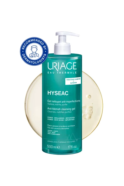 Uriage Hyseac Gel Nettoyant 500 ml - 50 ML JEL HEDİYE