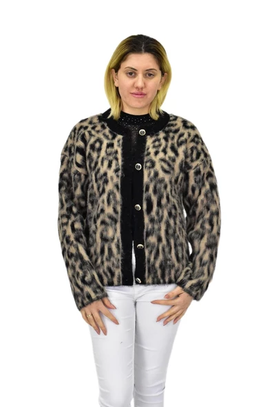 Kadın Yumoş Triko Hırka BGL-ST04088 - Resim 6