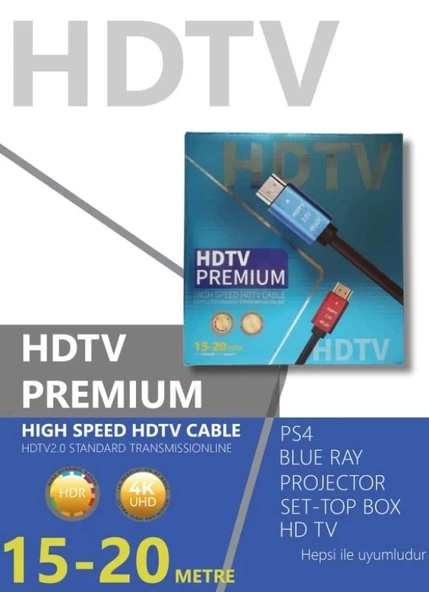 HDMI Kablo 15Mt 4K 2.0V ULTRA HD - 2