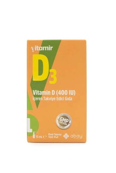 Vitamir Abay D3 Vitamin D (400ıu)