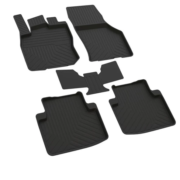 KAMİQ 2024 2025 2026 ARCA ÖZEL KAUÇUK 4D HAVUZLU PASPAS - Resim 2