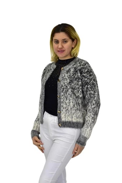 Kadın Yumoş Triko Hırka BGL-ST04089 - Resim 9