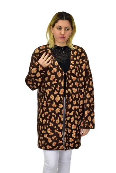 Kadın Yumoş Triko Hırka BGL-ST04091 - Resim 5