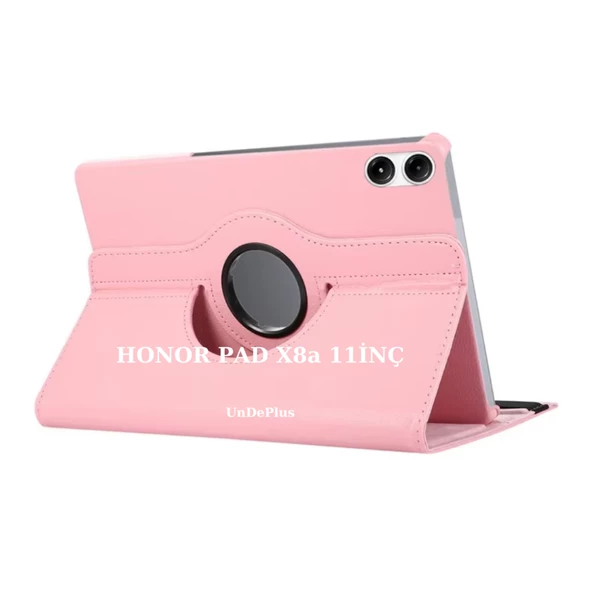 Honor Pad X8a 11inç Kılıf Dönen Tablet Kilifi Ekran Koruyucu+Kalem (HonorPad X8/X8 Pro Değildir) - 12