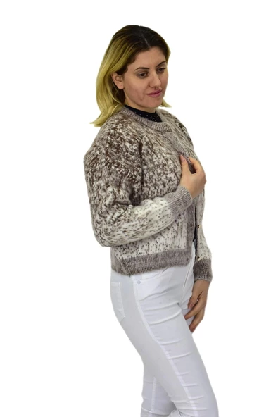 Kadın Yumoş Triko Hırka BGL-ST04089 - Resim 3