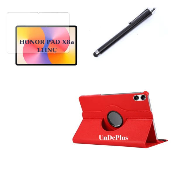 Honor Pad X8a 11inç Kılıf Dönen Tablet Kilifi Ekran Koruyucu+Kalem (HonorPad X8/X8 Pro Değildir) - 2