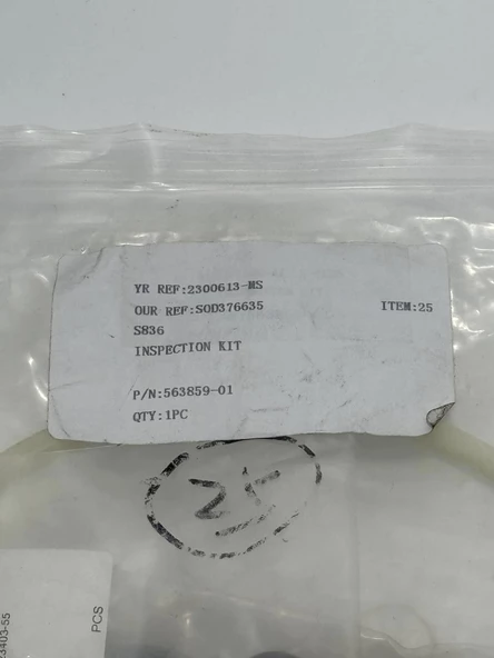 Alfa Laval S836 Separatör Sistemi Inspection Kit 563859-01 - 2
