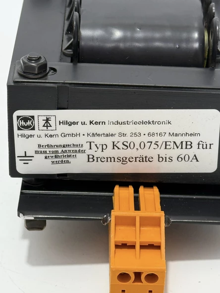 Hilger U. Kern KS0,075 Elektronik Fren Kondansatörü 60A - 6