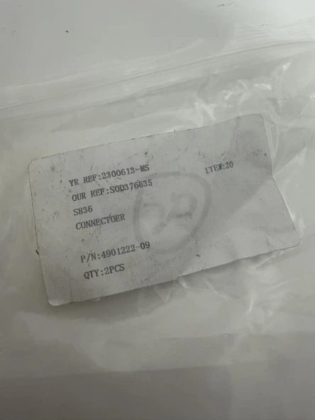 Alfa Laval S836 Separatör Sistemi Konnektörü 490122209 2 Adet - 4