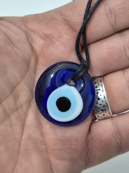 Nazar Boncuğu Cam Kolye 2,5-3,5 cm - 5