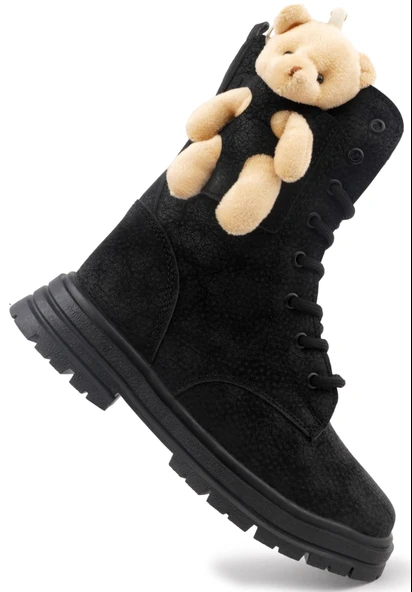 Kids Club Shoes Perla Hayvan Figürlü Ortopedik Kaymaz Taban Unisex Çocuk Bot - Resim 8