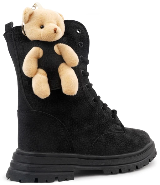 Kids Club Shoes Perla Hayvan Figürlü Ortopedik Kaymaz Taban Unisex Çocuk Bot - Resim 7