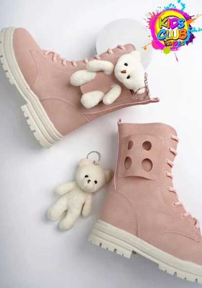 Kids Club Shoes Perla Hayvan Figürlü Ortopedik Kaymaz Taban Unisex Çocuk Bot - Resim 2