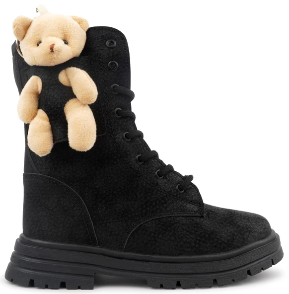 Kids Club Shoes Perla Hayvan Figürlü Ortopedik Kaymaz Taban Unisex Çocuk Bot - Resim 5