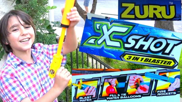 Superliquidator - 3in1 Su Pompası, 40 Balon+ 1 Yumuşak Füzesiyle - 3