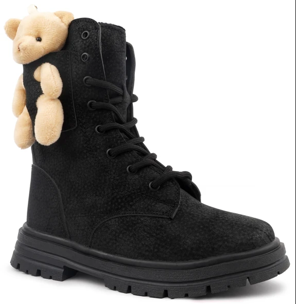 Kids Club Shoes Perla Hayvan Figürlü Ortopedik Kaymaz Taban Unisex Çocuk Bot - Resim 6