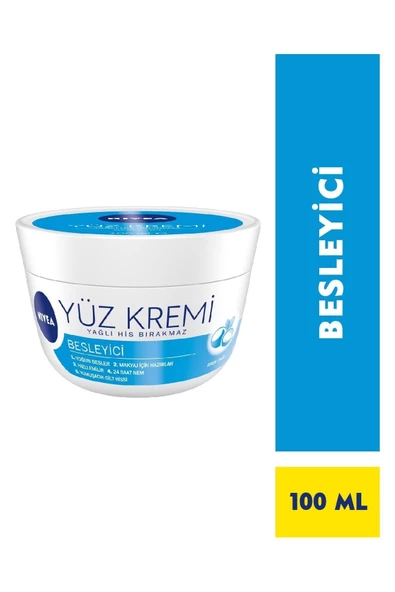 Nivea Yüz Kremi Besleyici Yağlı His Bırakmaz 100 ml