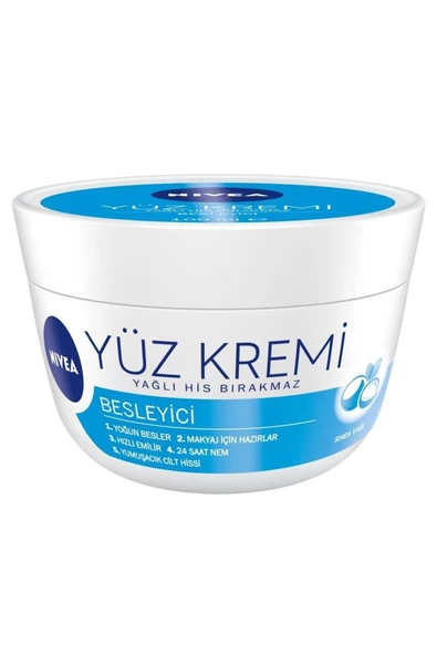 Nivea Yüz Kremi Besleyici Yağlı His Bırakmaz 100 ml - Resim 2
