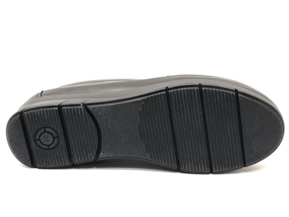 Berfilla Dr.Tavsiyeli İçi %100 Deri Anne Kadın Babet Ayakkabı - Resim 5