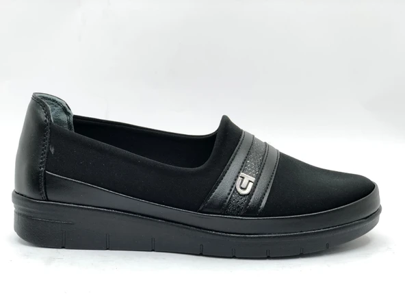 Berfilla Dr.Tavsiyeli İçi %100 Deri Anne Kadın Babet Ayakkabı - Resim 3