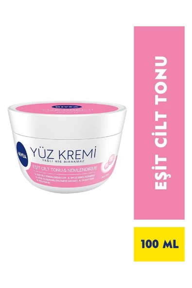 Nivea Yüz Kremi Eşit Cilt Tonu & Nemlendirme 100 ml
