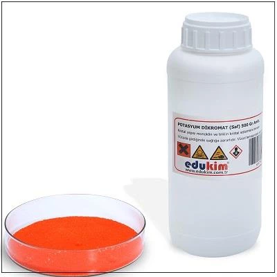 POTASYUM DİKROMAT (SAF) 500 GR AMB. - Resim 2