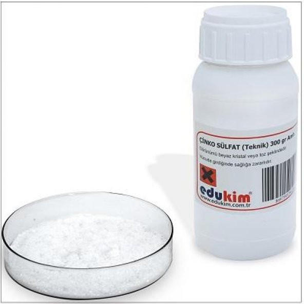 ÇİNKO SÜLFAT (TEKNİK) 300 GR AMB. - Resim 2