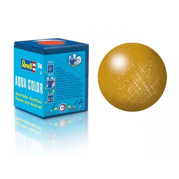 Revell 92 - Aqua Color Brass - Metallic Boya - 18 ml