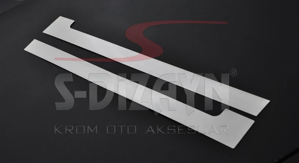 S-Dizayn Fiat Doblo Krom Sürgülü Kapı Çıtası 2 Prç 2010-2022