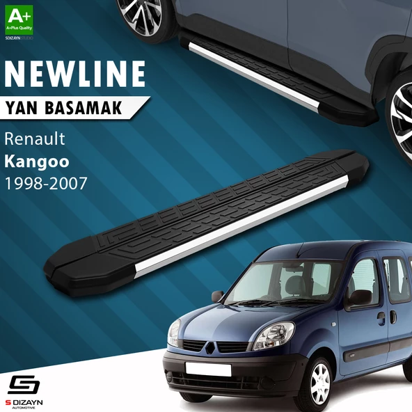 S-Dizayn Renault Kangoo NewLine Krom Yan Basamak 183 Cm 1998-2007 A+ Kalite