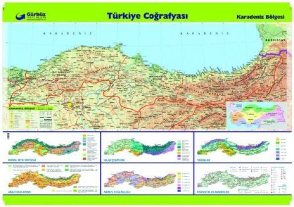 KARADENİZ BÖLGELER HARİTASI