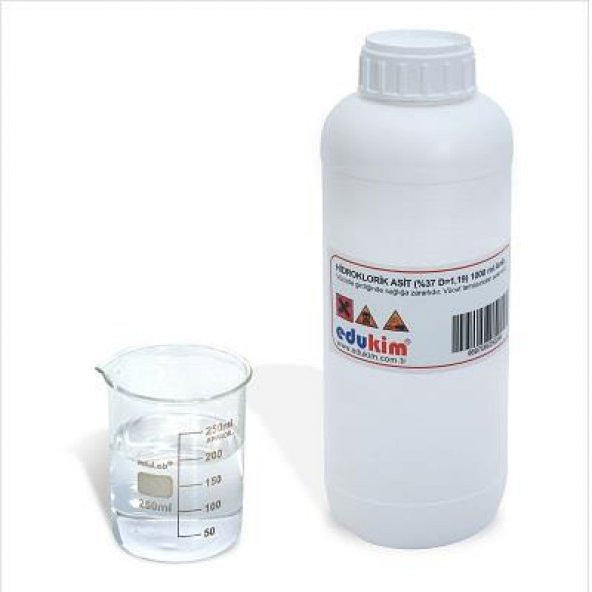 HİDROKLORİK ASİT (37 D=1.19) 1000 ML AMB. - 2
