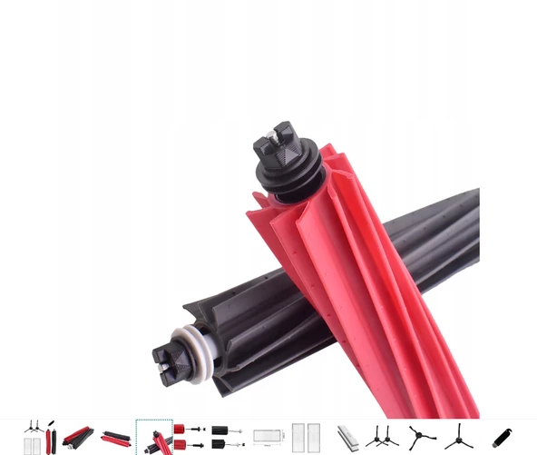 srfn ticaret Roborock S8 Max / S8 MaxV / S7 MaxV Ultra / S80-S85 Uyumlu Ana Fırça-1 Adet (Çiftli) - Resim 6