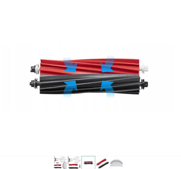 srfn ticaret Roborock S8 Max / S8 MaxV / S7 MaxV Ultra / S80-S85 Uyumlu Ana Fırça-1 Adet (Çiftli) - Resim 7