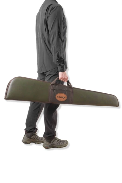Lüks Tüfek Kılıfı - Savage - Cepli - Koyu Haki - 71 Namlu - Resim 6