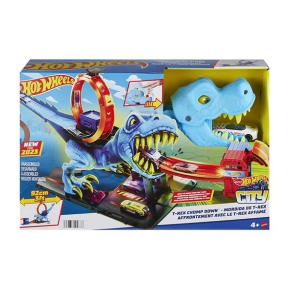 Hot Wheels Dinozor ile Mücadele - Mavi Su Dünyası - 4