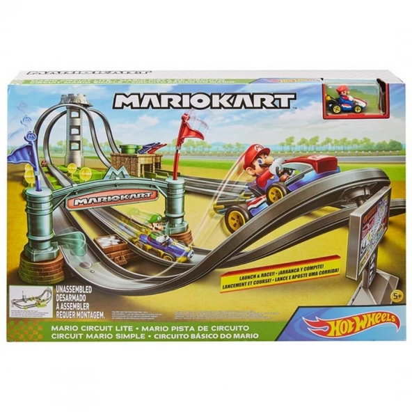 Hot Wheels Mario Kart Çılgın Dönüş Parkuru Yarış Seti- Mavi Su Dünyası - 2