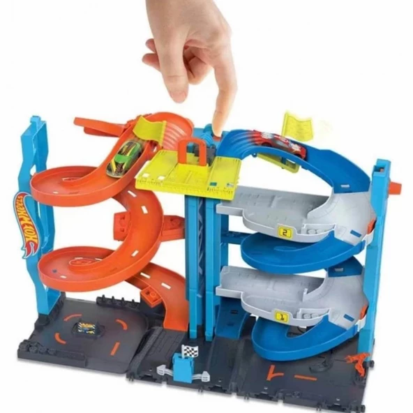 Hot Wheels Heyecanlı Yarış Kulesi - Mavi Su Dünyası - 2
