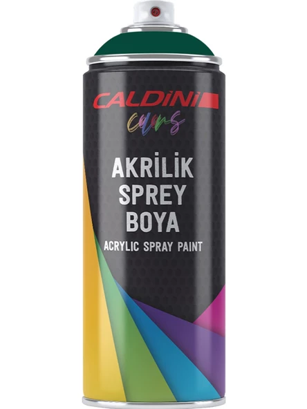 CALDİNİ 400 ml Üniversal Akrilik RAL-6005 Koyu Yeşil Sprey Boya