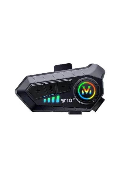 Y10-2X Bluetooth Kask Kulaklık 2 Kişi Bağlantılı Motosiklet Kask Kulaklık InterCom 5.3 - 3