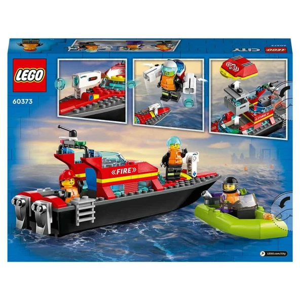 LEGO City İtfaiye Kurtarma Teknesi 60373 - 8
