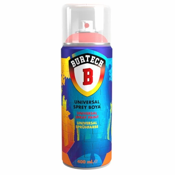 BURTECH 400 ml Üniversal Akrilik RAL-9010 Parlak Fıstık Yeşili Sprey