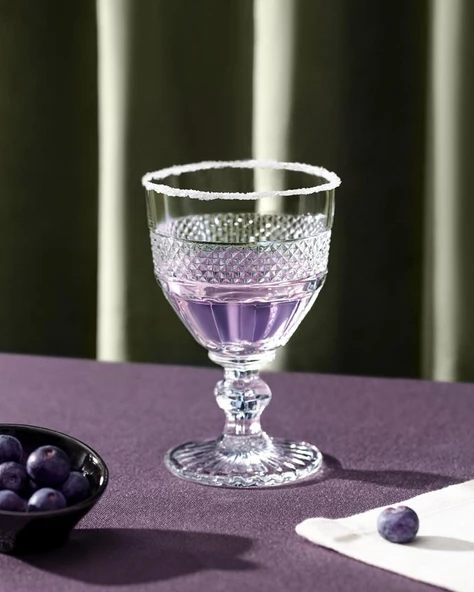 Madame Coco Laurent 4-lü Uzun Boy Şarap Kadehi Seti - Resim 2