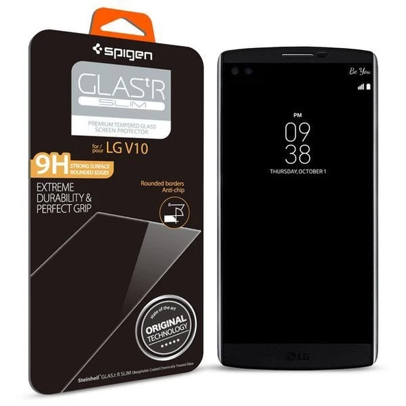 Spigen V10 ile Uyumlu Screen Protector ile Uyumlu Cam Ekran Koruyucu GLAS.tR SLIM