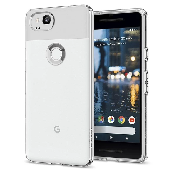 Spigen Pixel 2 ile Uyumlu Kılıf Liquid Crystal 4 Taraflı Koruma - 1