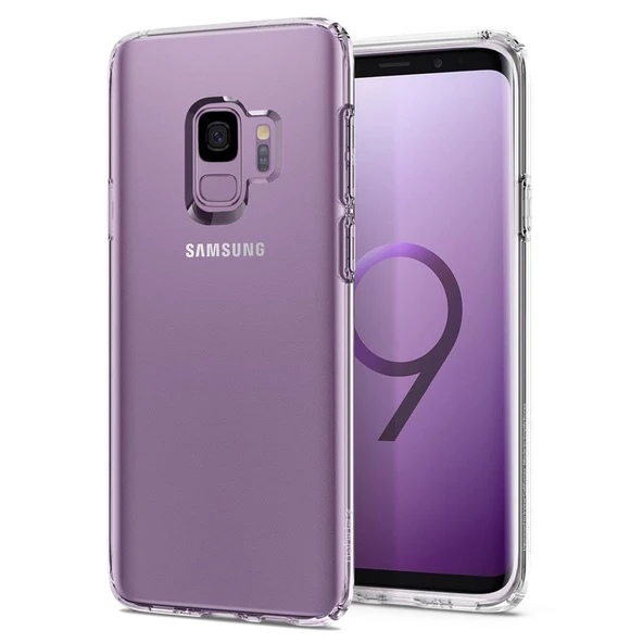Spigen Galaxy S9 ile Uyumlu Kılıf Liquid Crystal 4 Tarafı Koruma Crystal Clear - Resim 5